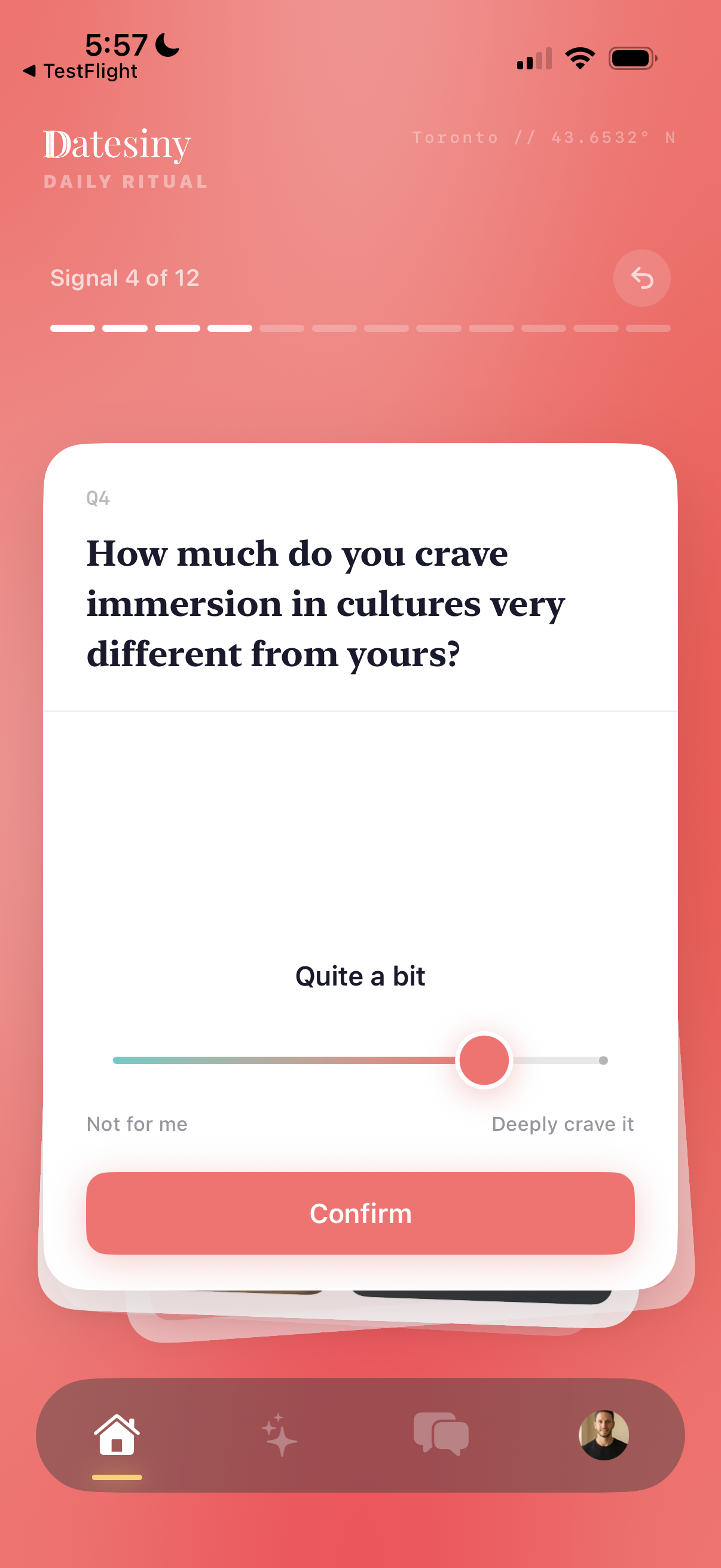 Slider question type
